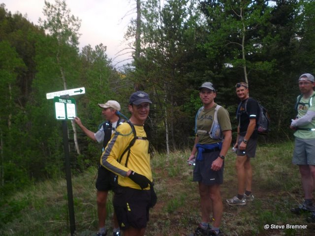 Heizer Trail sign post