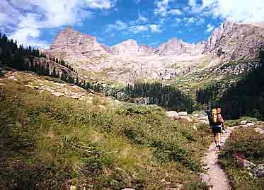 Approaching Chicago Basin