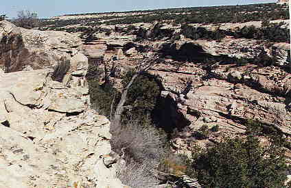 View from above Todie Canyon