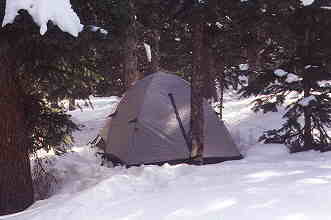 Camp Site below Horn Fork Basin