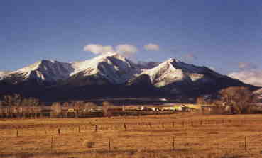 Mount Princeton from road