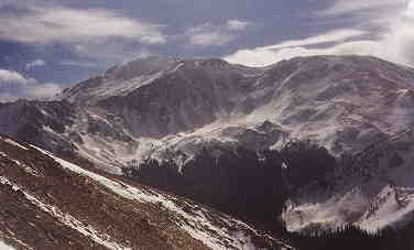 Mount Yale from the slopes of Columbia