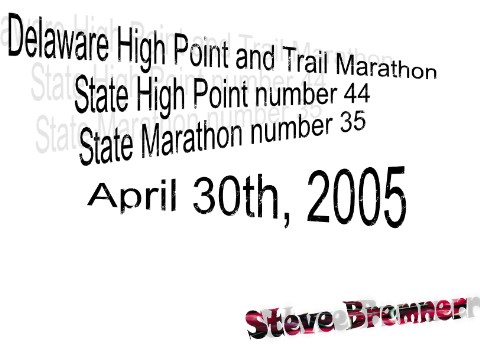 Delaware High Point and Trail Marathon