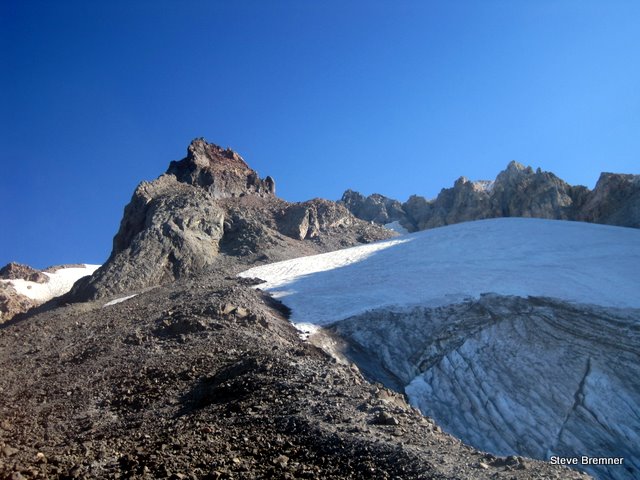 Crater Rock and Glacier