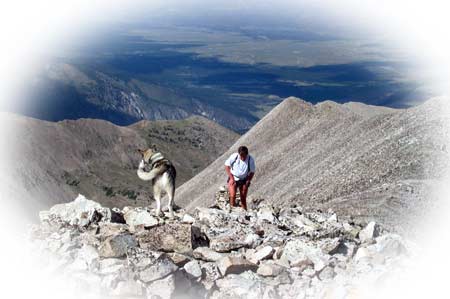 Steve Bremner nears the summit of Princeton