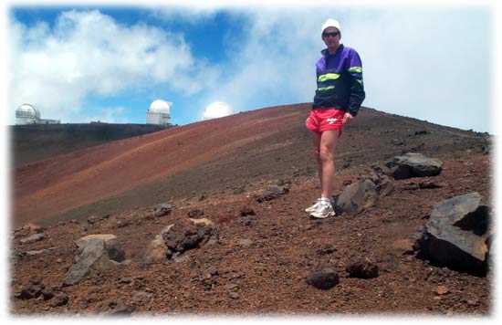 Steve on Mauna Kea summit