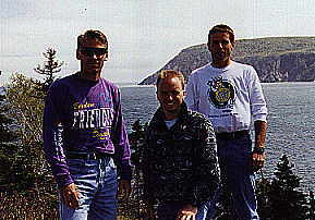 Bill Duncan, Brian Newlove, and Andy Pierce