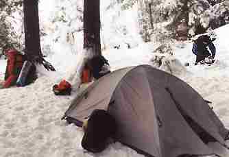 camp site on Provoking Lake